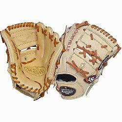 isville Slugger Pro Flare Cream 11.75 2-piece Web Baseball Glove (Right Handed Throw) : Desi